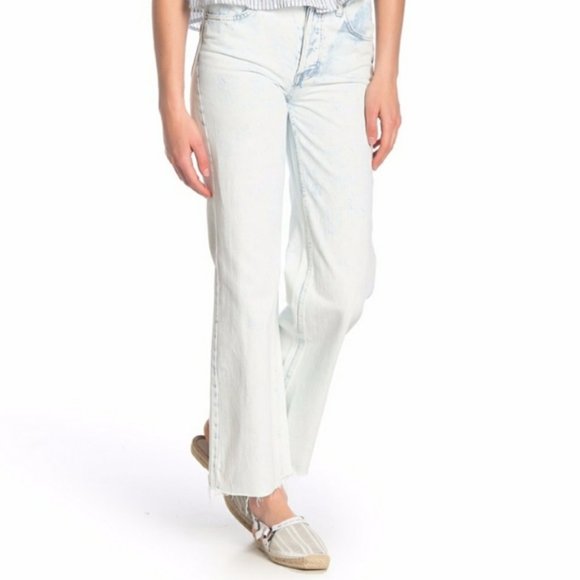 Free People Denim - FREE PEOPLE High Rise Straight Flare Jeans NWT